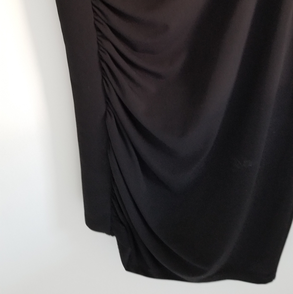 BCBG Generation Black Sequin Cocktail Dress Wedding Guest - Picture 4 of 6